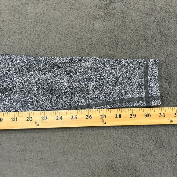 Lululemon Wunder Under Black White High Rise Wide Waistband Leggings Womens Sz 2 - Picture 6 of 8